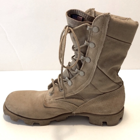 Military combat army hot weather boots size 6 1/2 - Picture 5 of 9